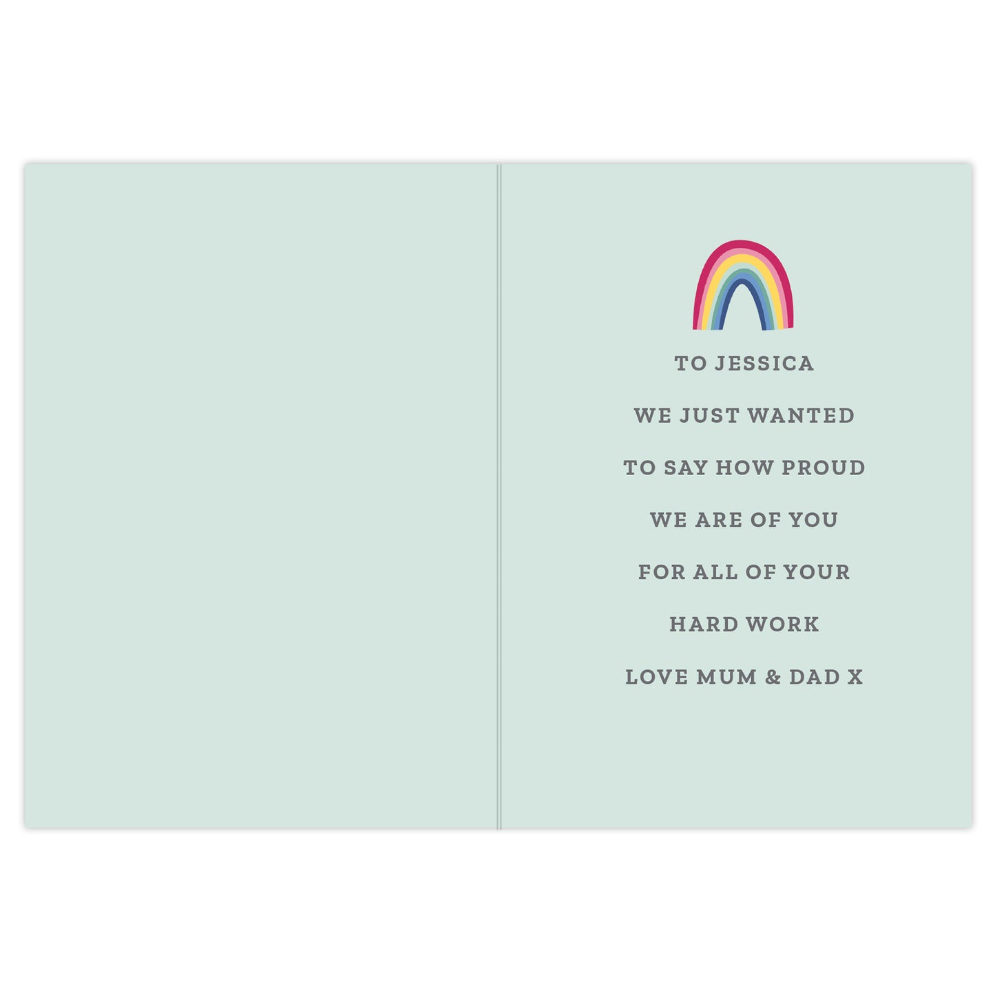 Personalised Rainbow Card - image 3