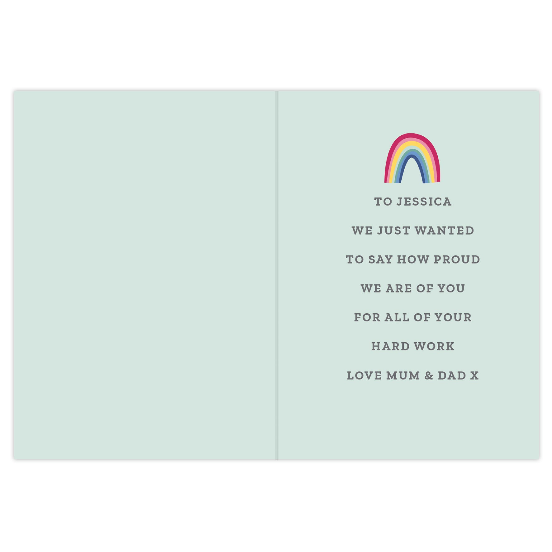 Personalised Rainbow Card - image 3