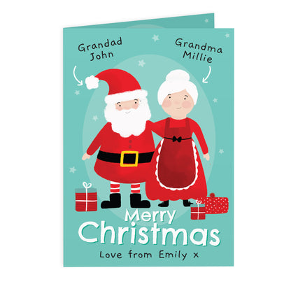 Personalised Mr & Mrs Claus Card - image 2