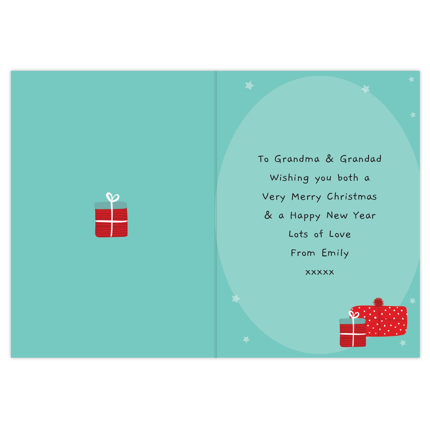 Personalised Mr & Mrs Claus Card - image 3