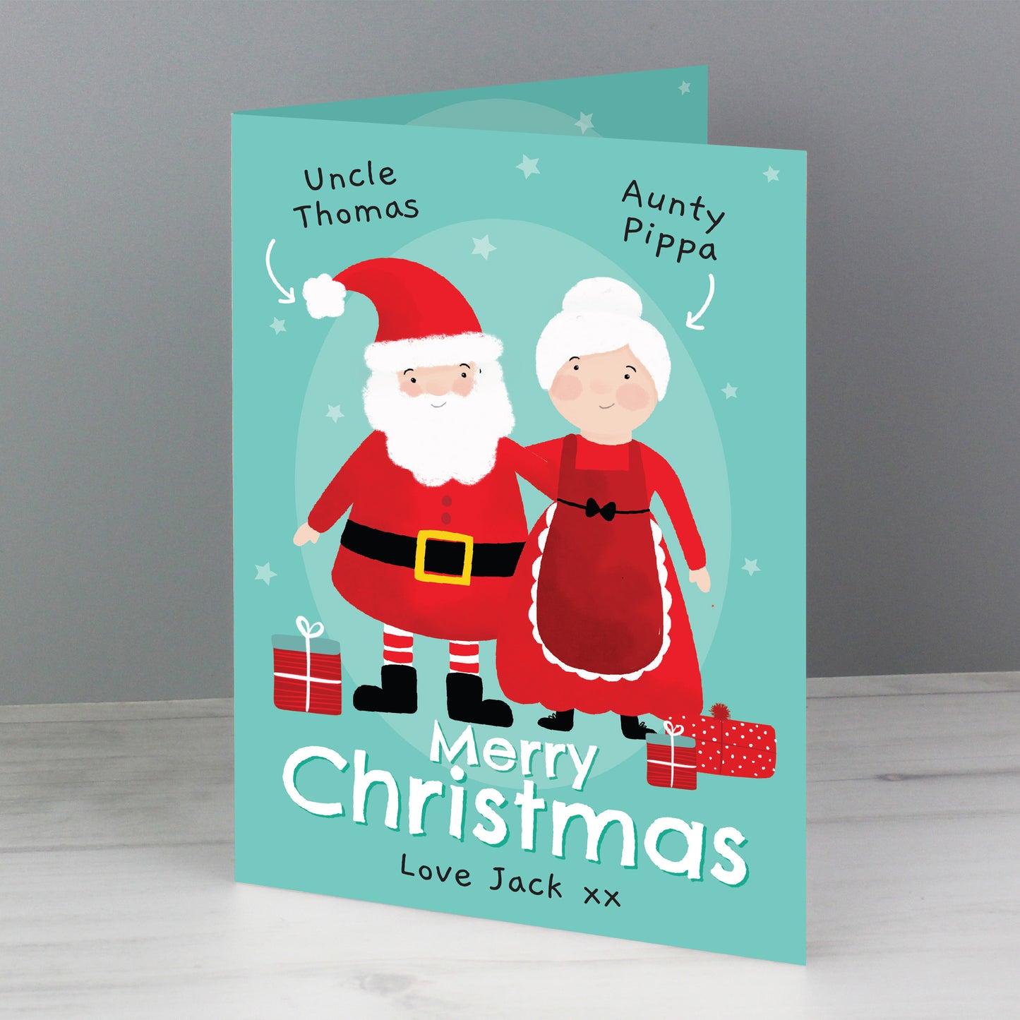 Personalised Mr & Mrs Claus Card - image 5