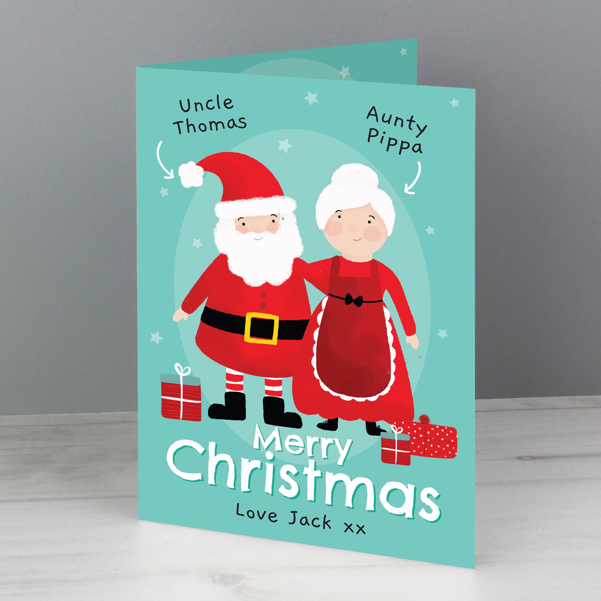 Personalised Mr & Mrs Claus Card - image 5
