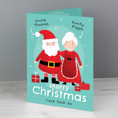 Personalised Mr & Mrs Claus Card - image 5