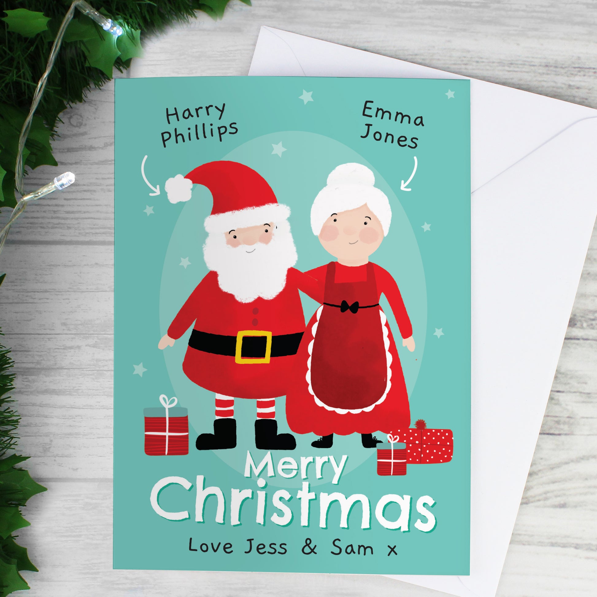 Personalised Mr & Mrs Claus Card - image 6