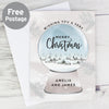 Personalised Christmas Snow Globe Card