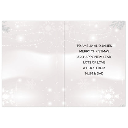 Personalised Christmas Snow Globe Card - image 5