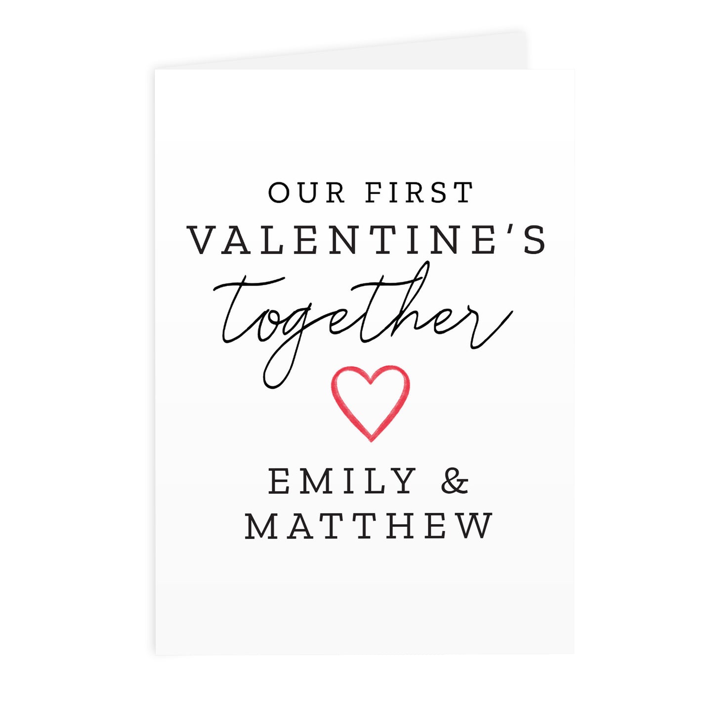 Personalised Our 1st Valentine's Day Card - image 2