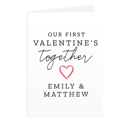 Personalised Our 1st Valentine's Day Card - image 2