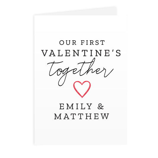 Personalised Our 1st Valentine's Day Card - image 2
