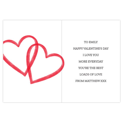 Personalised Our 1st Valentine's Day Card - image 3
