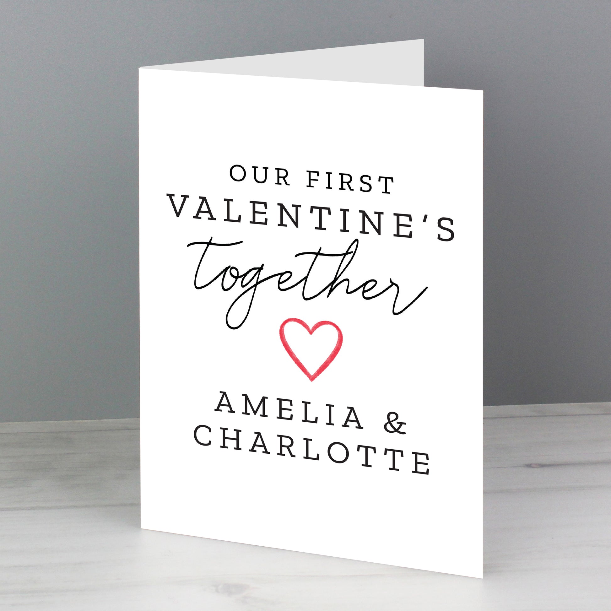 Personalised Our 1st Valentine's Day Card - image 5