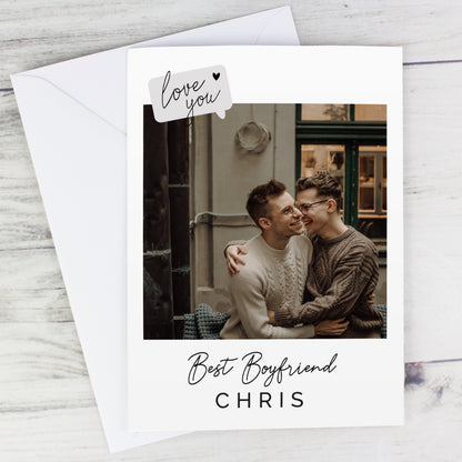 Personalised Love You Photo Upload Greeting Card - image 11