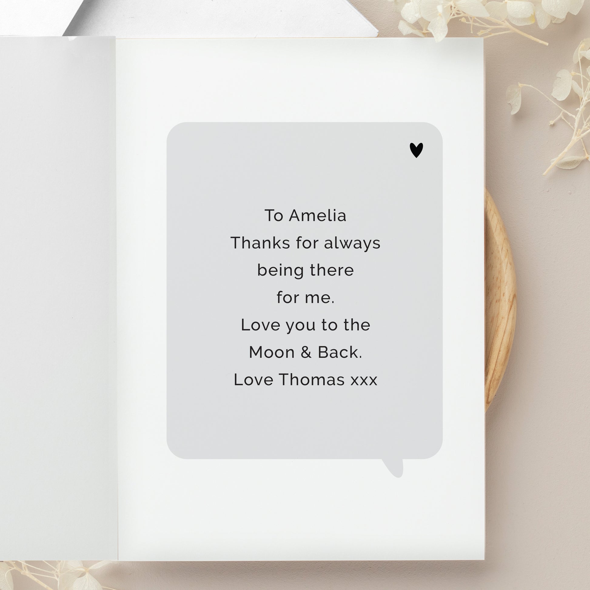 Personalised Love You Photo Upload Greeting Card - image 6