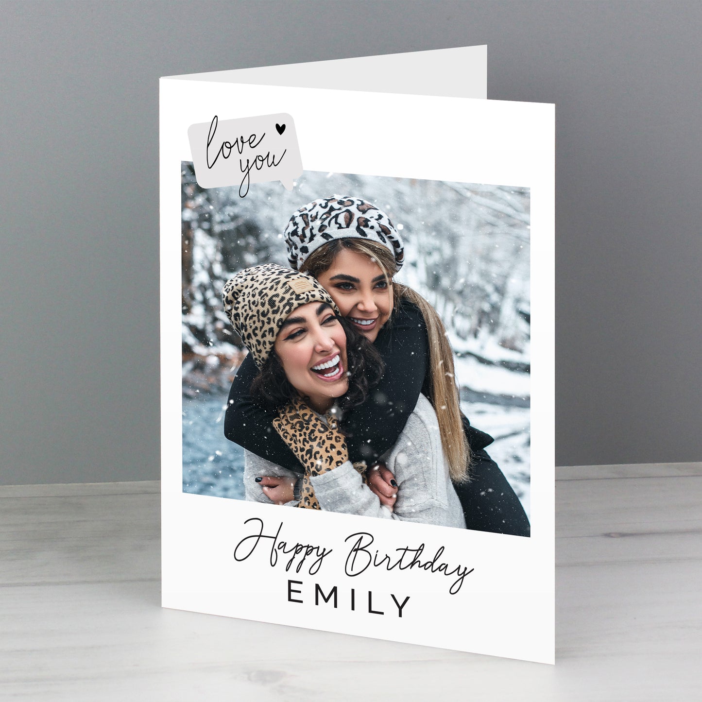 Personalised Love You Photo Upload Greeting Card - image 8