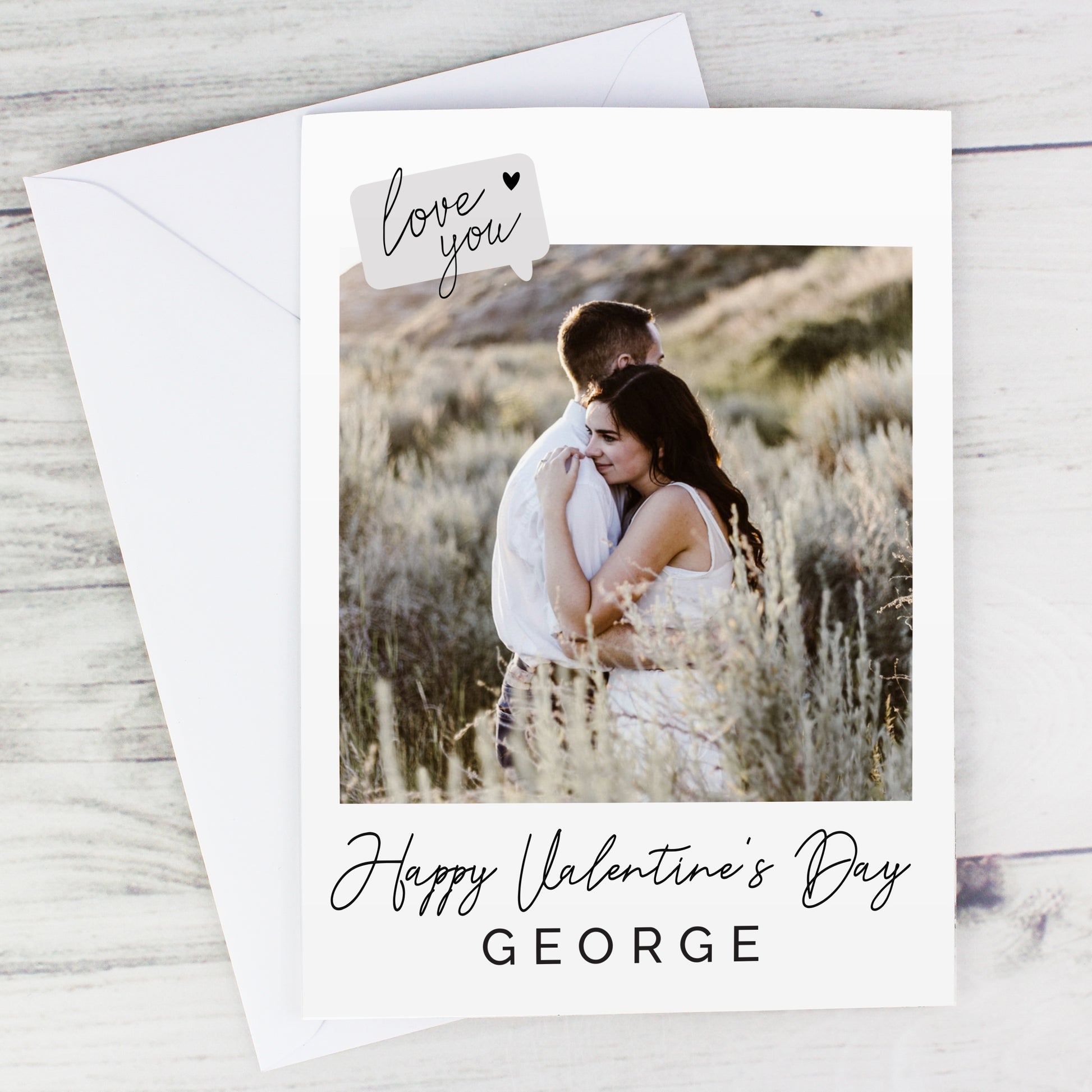 Personalised Love You Photo Upload Greeting Card - image 9