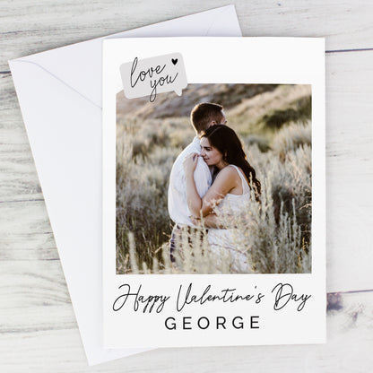 Personalised Love You Photo Upload Greeting Card - image 9
