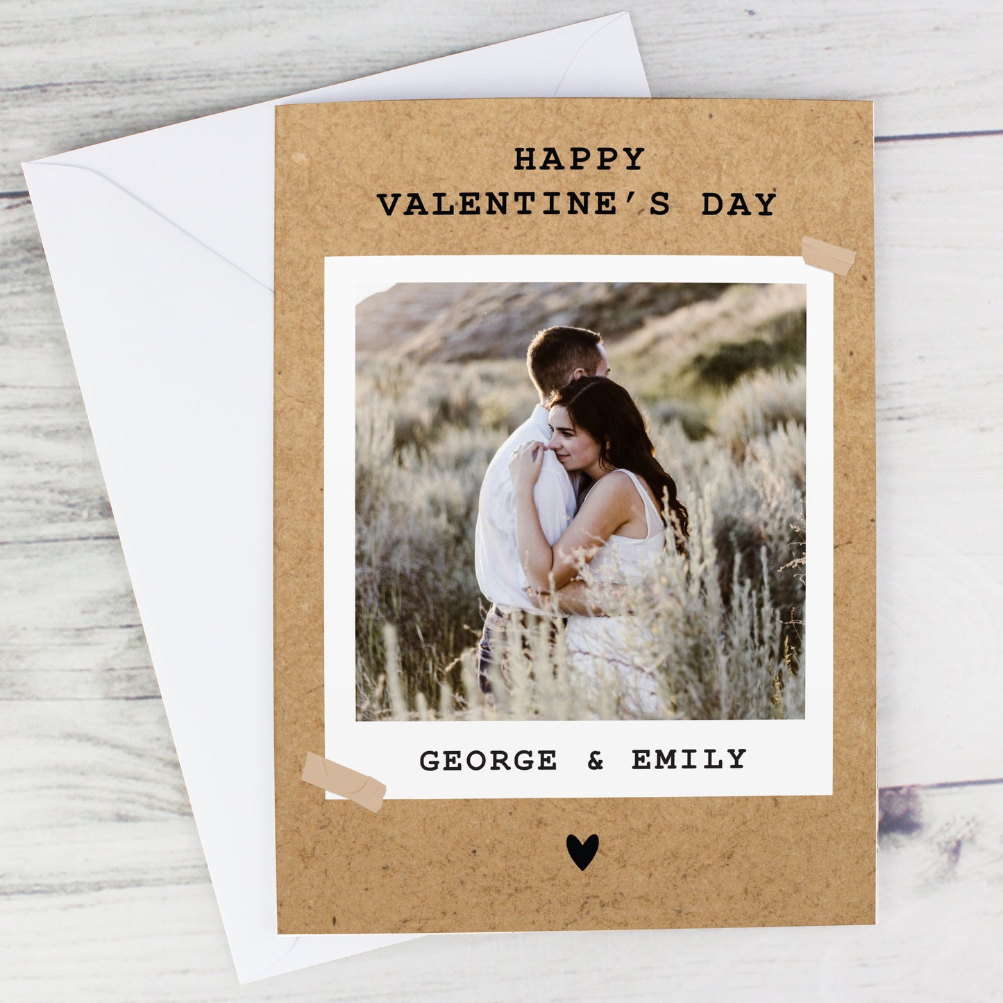 Personalised Rustic Polaroid Photo Upload Card - image 12