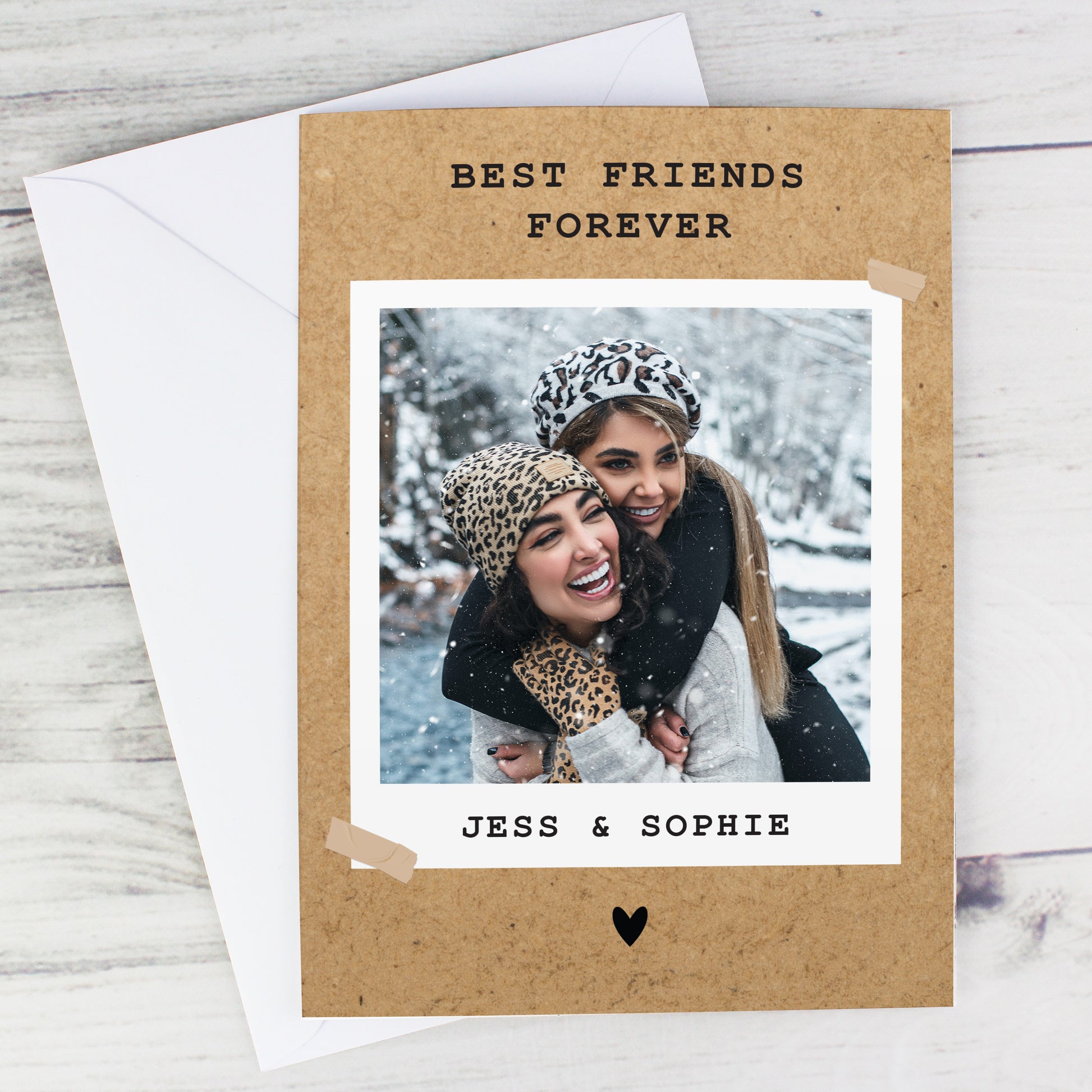 Personalised Rustic Polaroid Photo Upload Card - image 10