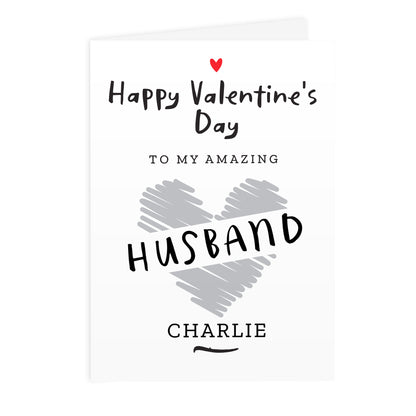 Personalised Happy Valentine's Day Card - image 2