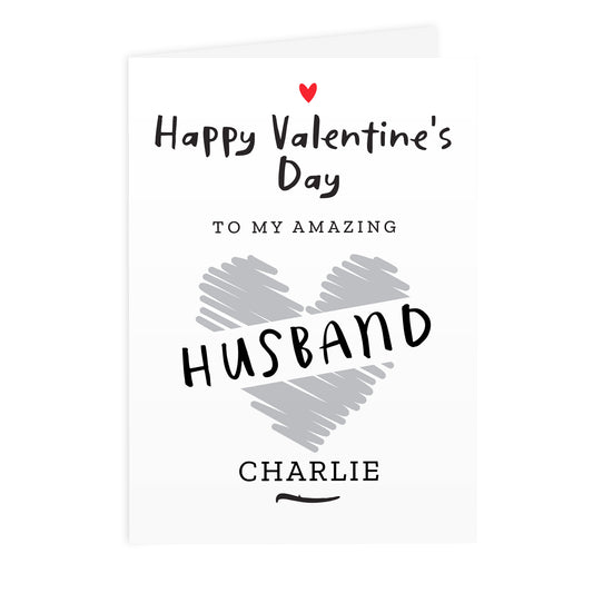 Personalised Happy Valentine's Day Card - image 2