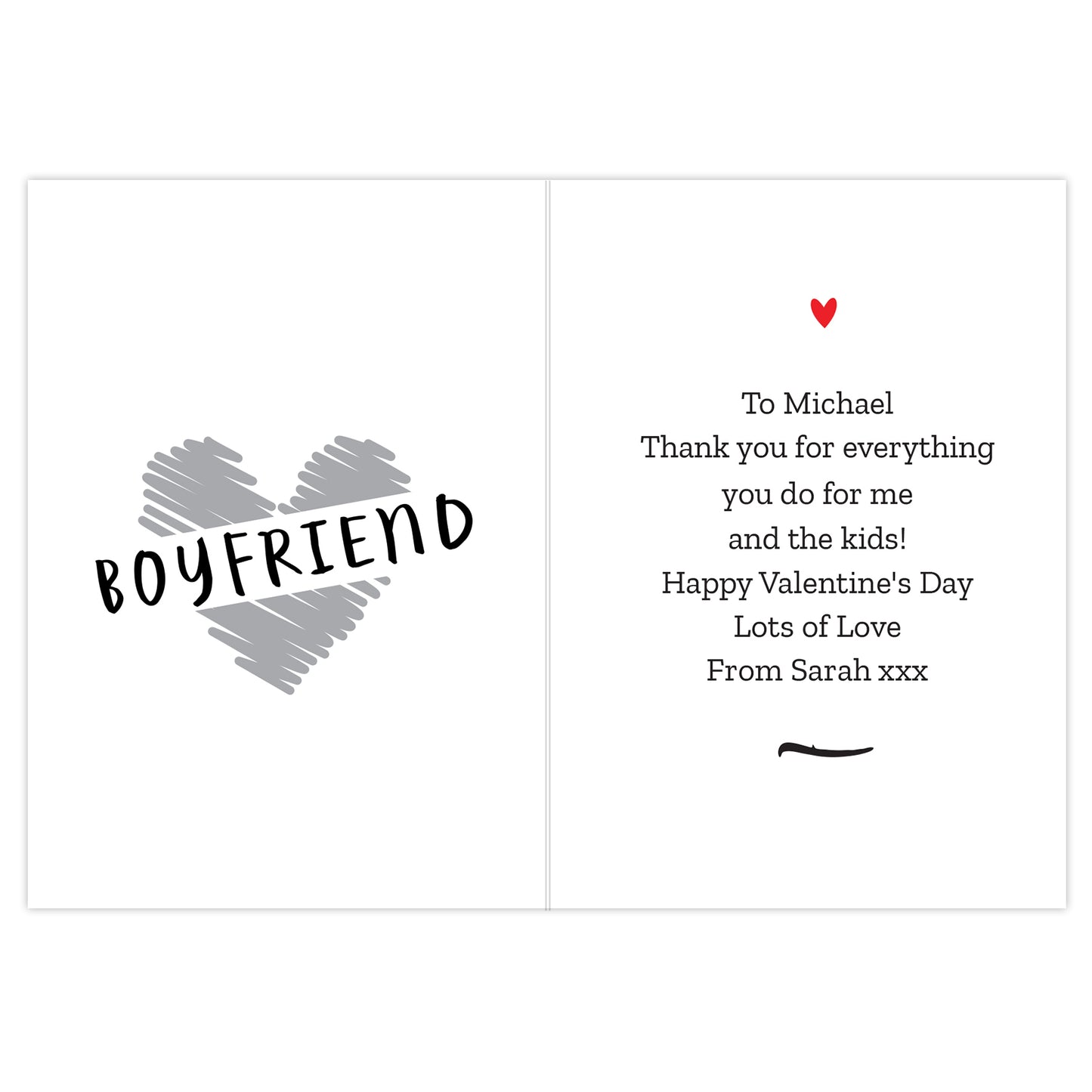 Personalised Happy Valentine's Day Card - image 3