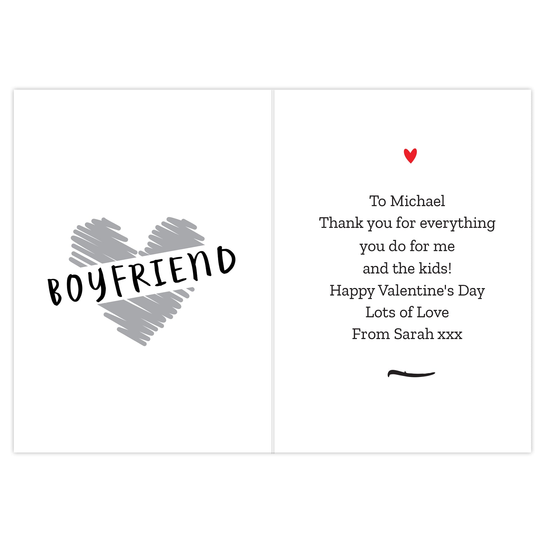 Personalised Happy Valentine's Day Card - image 3