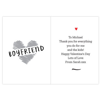 Personalised Happy Valentine's Day Card - image 3