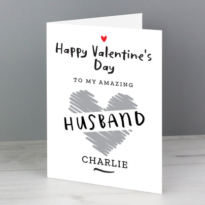Personalised Happy Valentine's Day Card - image 4