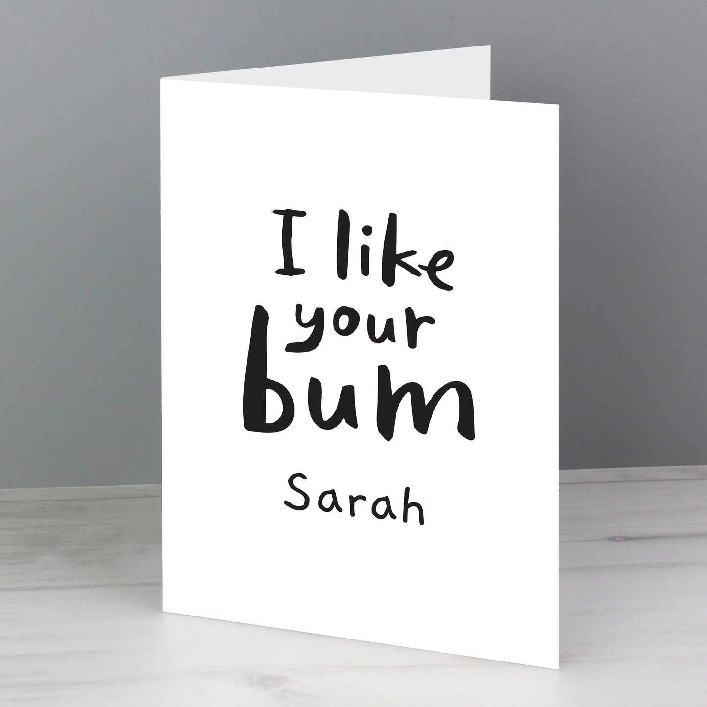 Personalised I Like Your Bum Card - image 4