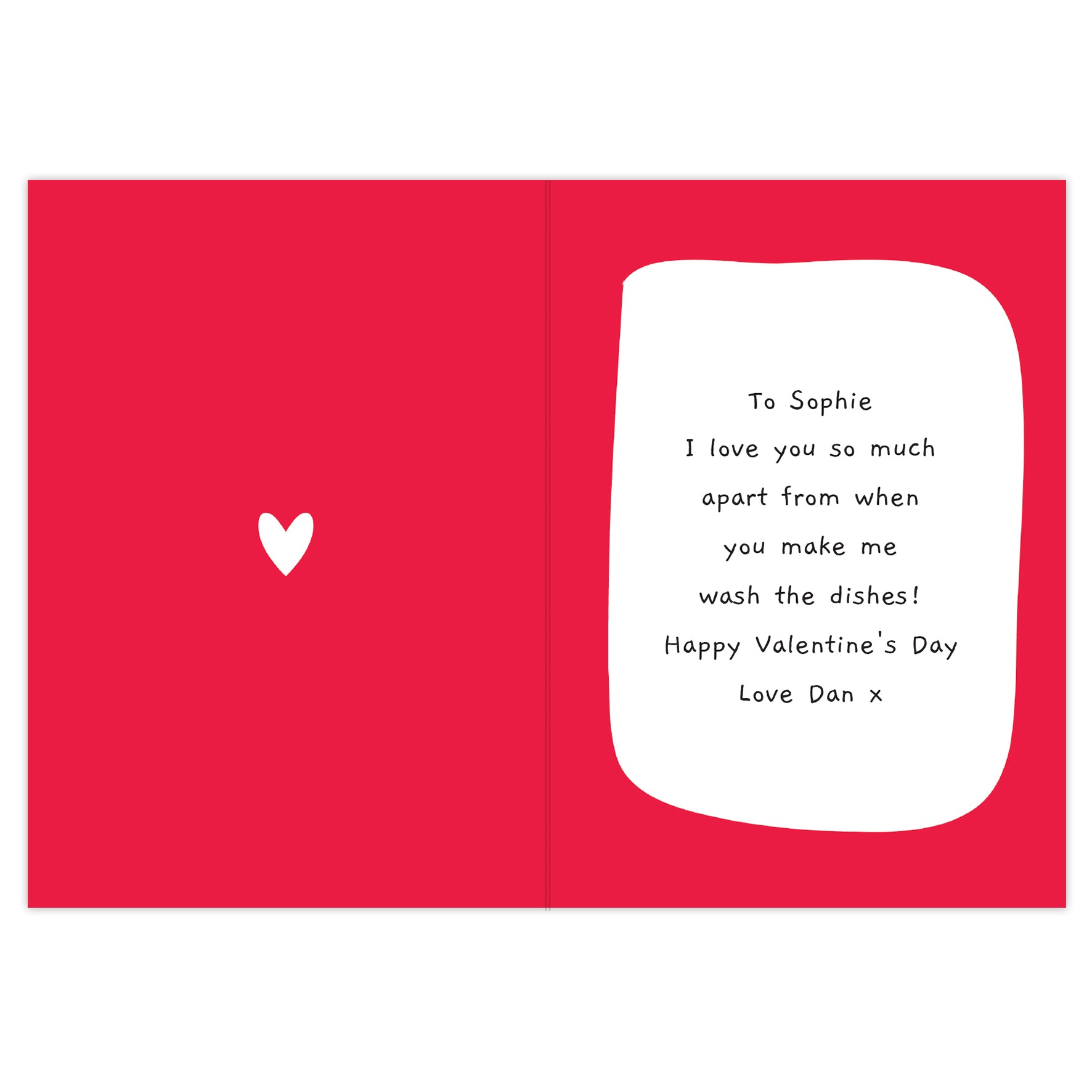 Personalised Love You - Most Of The Time Card - image 3