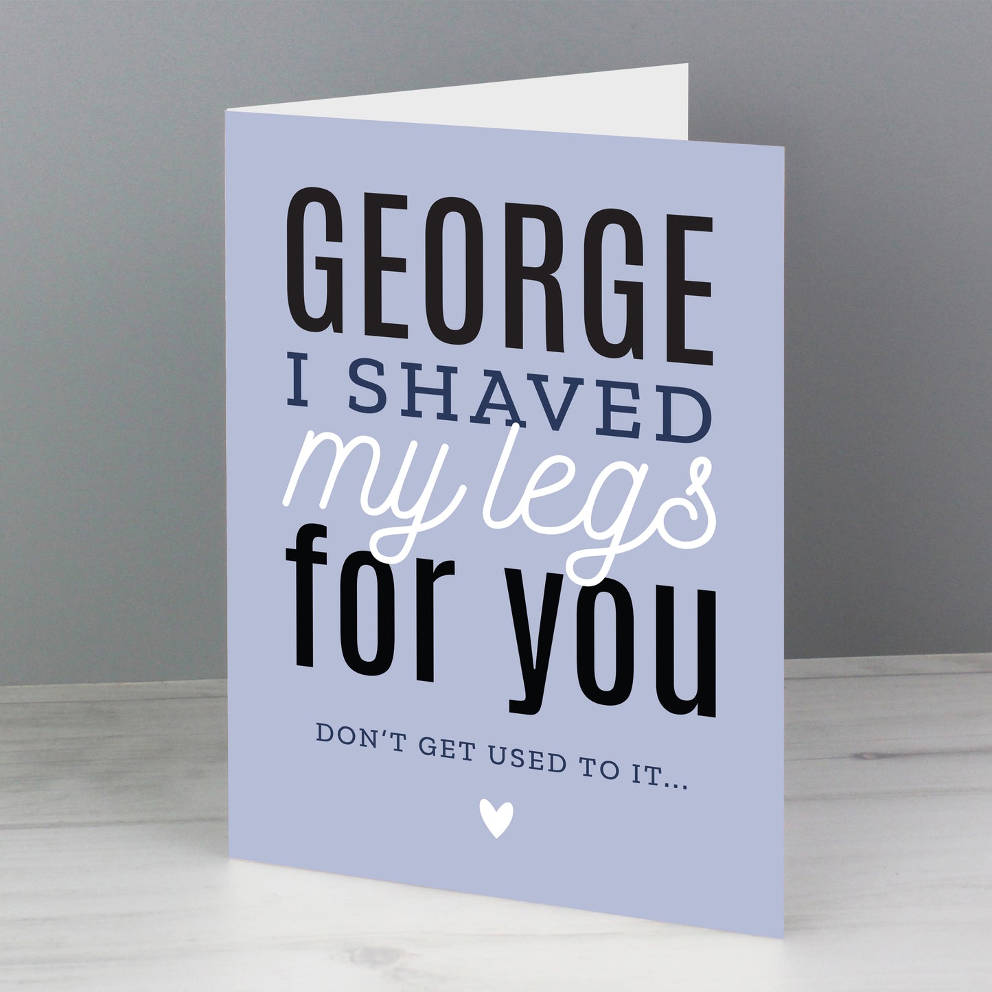 Personalised I Shaved My Legs For You Card - image 4