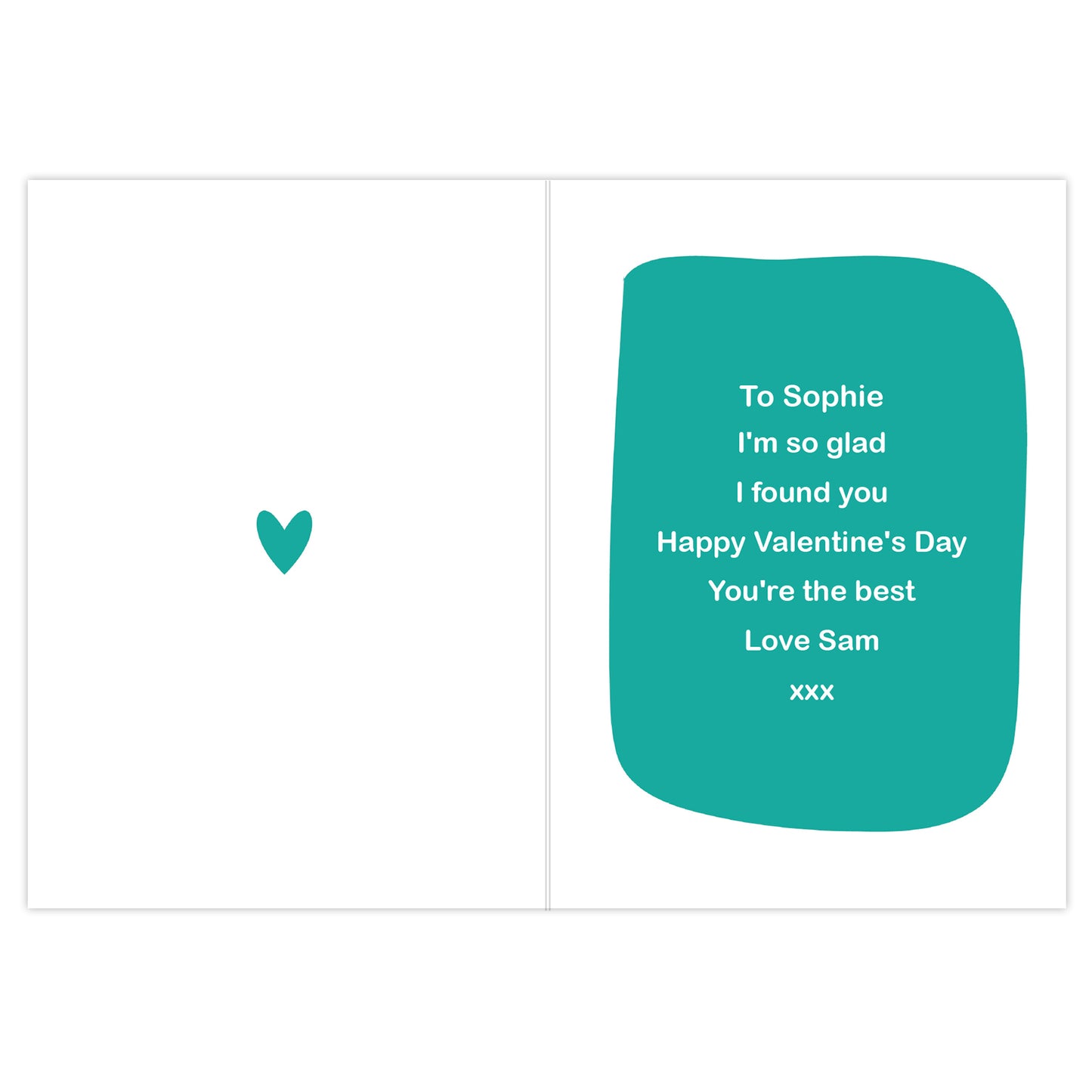 Personalised Glad I Swiped Right Card - image 3