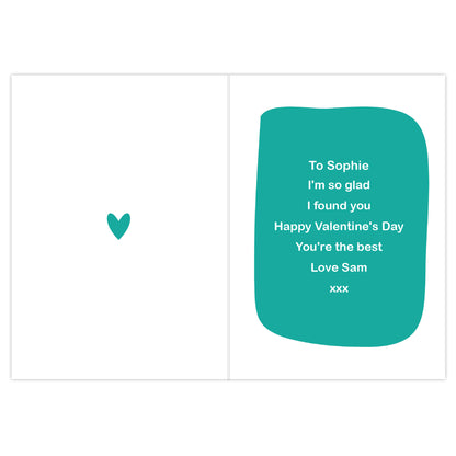 Personalised Glad I Swiped Right Card - image 3