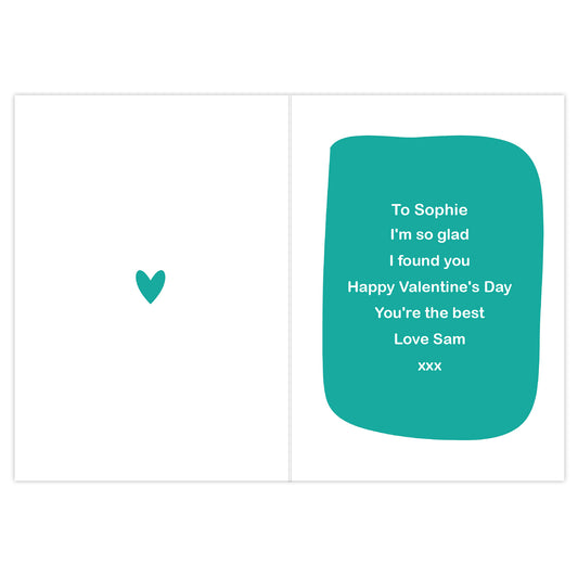 Personalised Glad I Swiped Right Card - image 3
