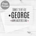 Personalised Naughty 'To Do' List Card from Heartfelt Gifts