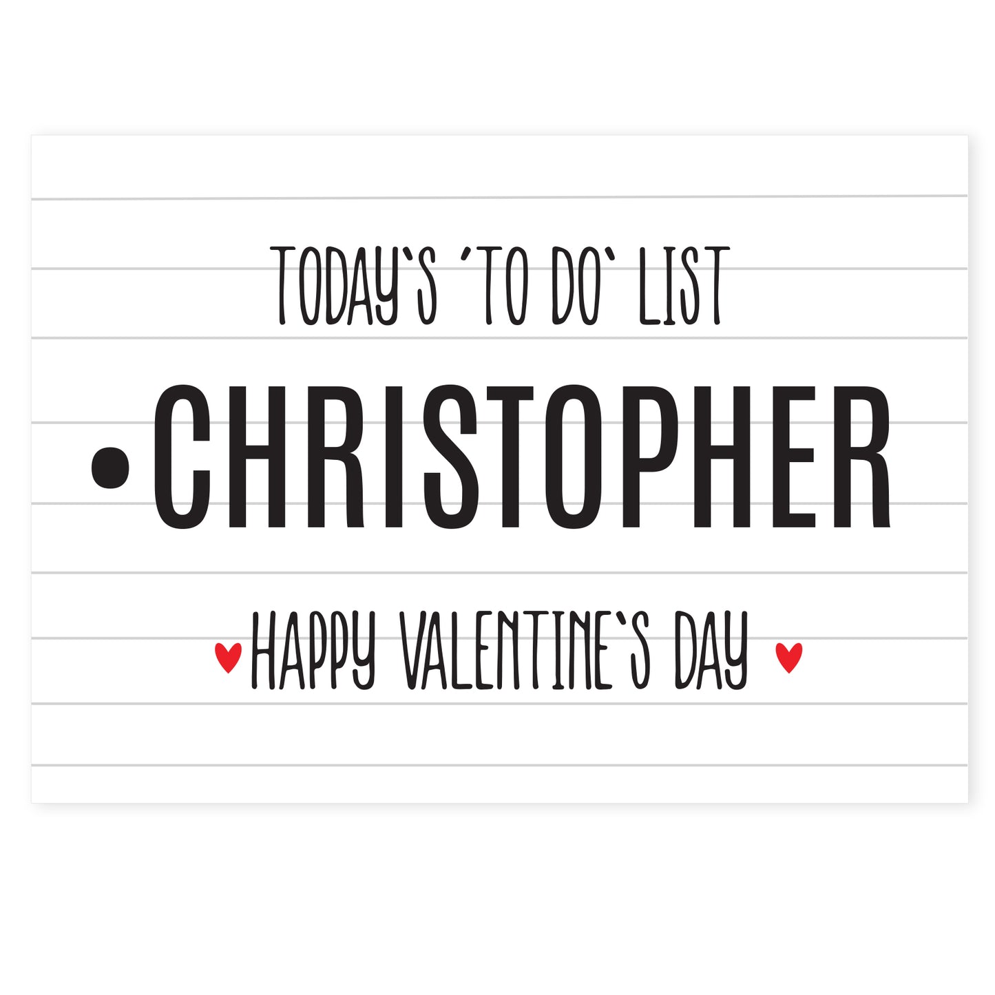 Personalised Naughty 'To Do' List Card - image 2