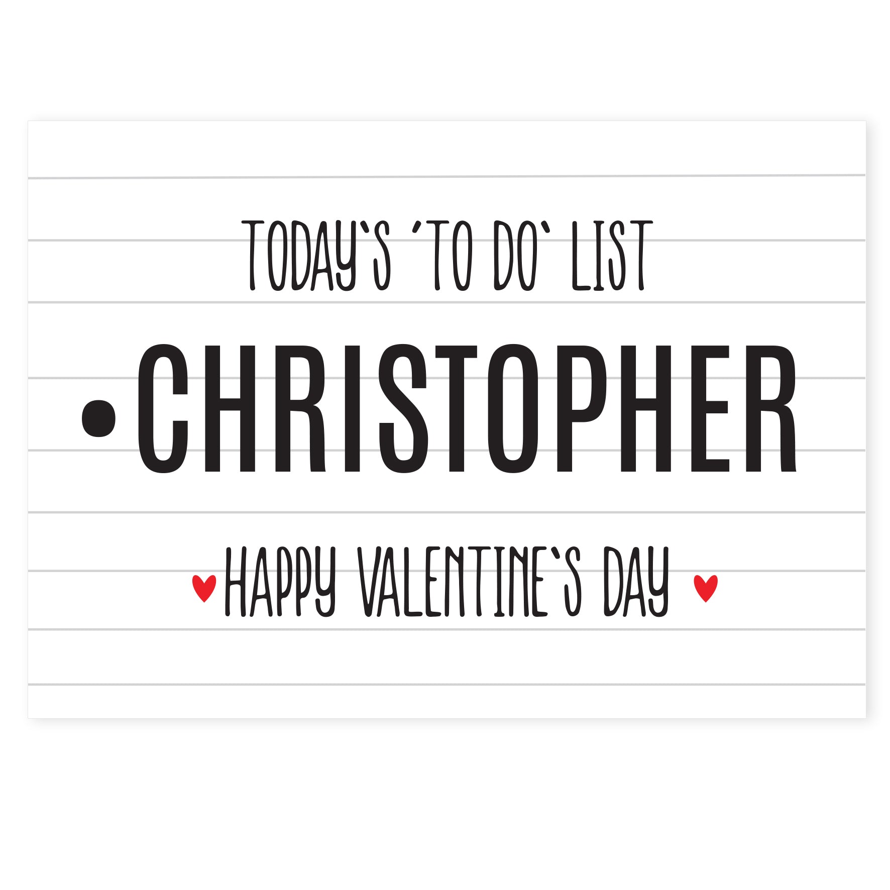 Personalised Naughty 'To Do' List Card - image 2
