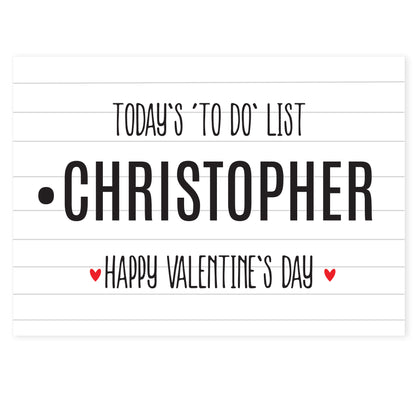 Personalised Naughty 'To Do' List Card - image 2