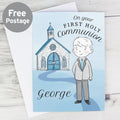 Personalised Boys First Holy Communion Card from Heartfelt Gifts