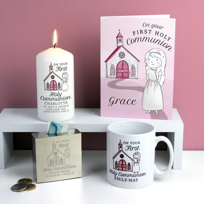 Personalised Girls First Holy Communion Card - image 6