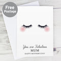 Personalised Eyelashes Card from Heartfelt Gifts