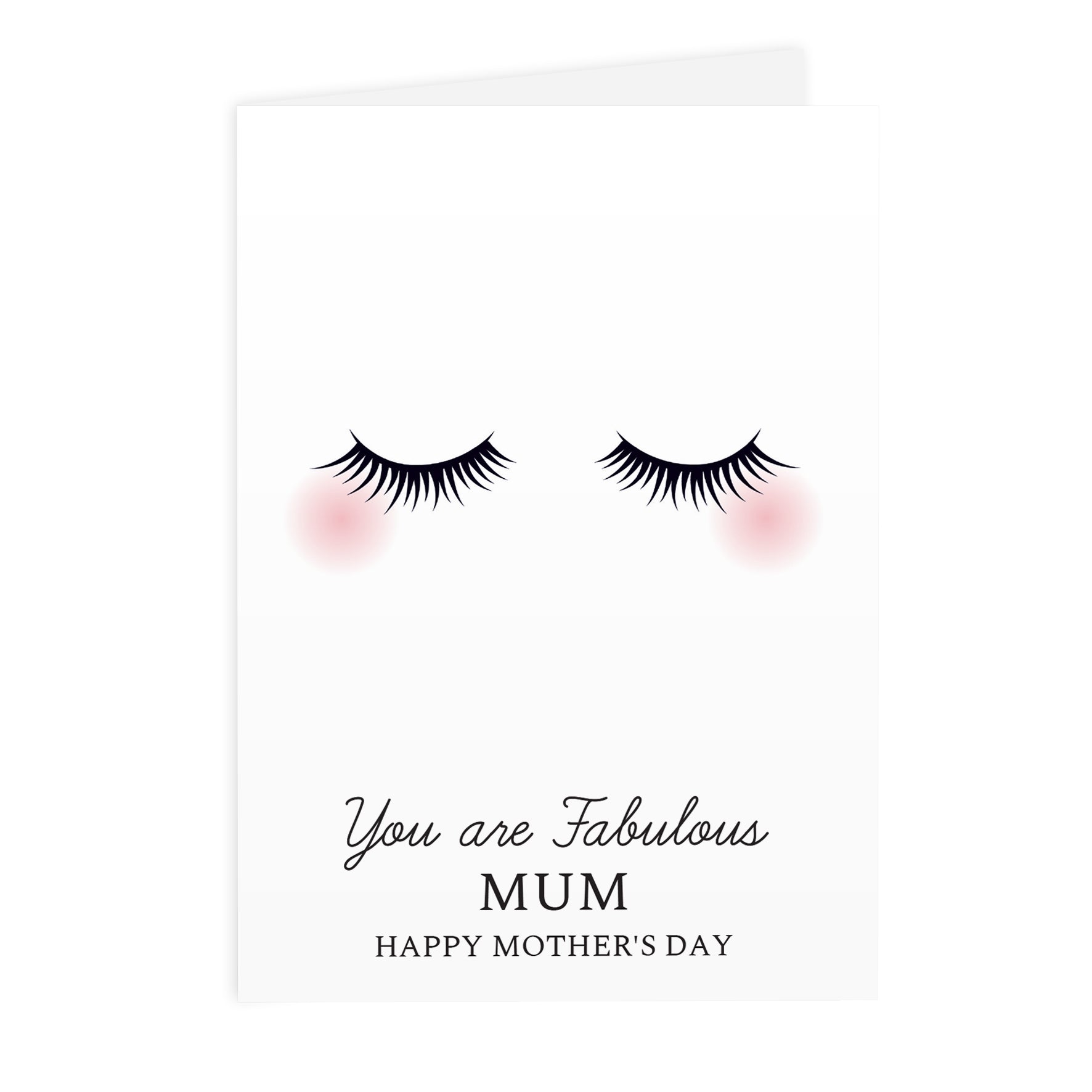 Personalised Eyelashes Card - image 2