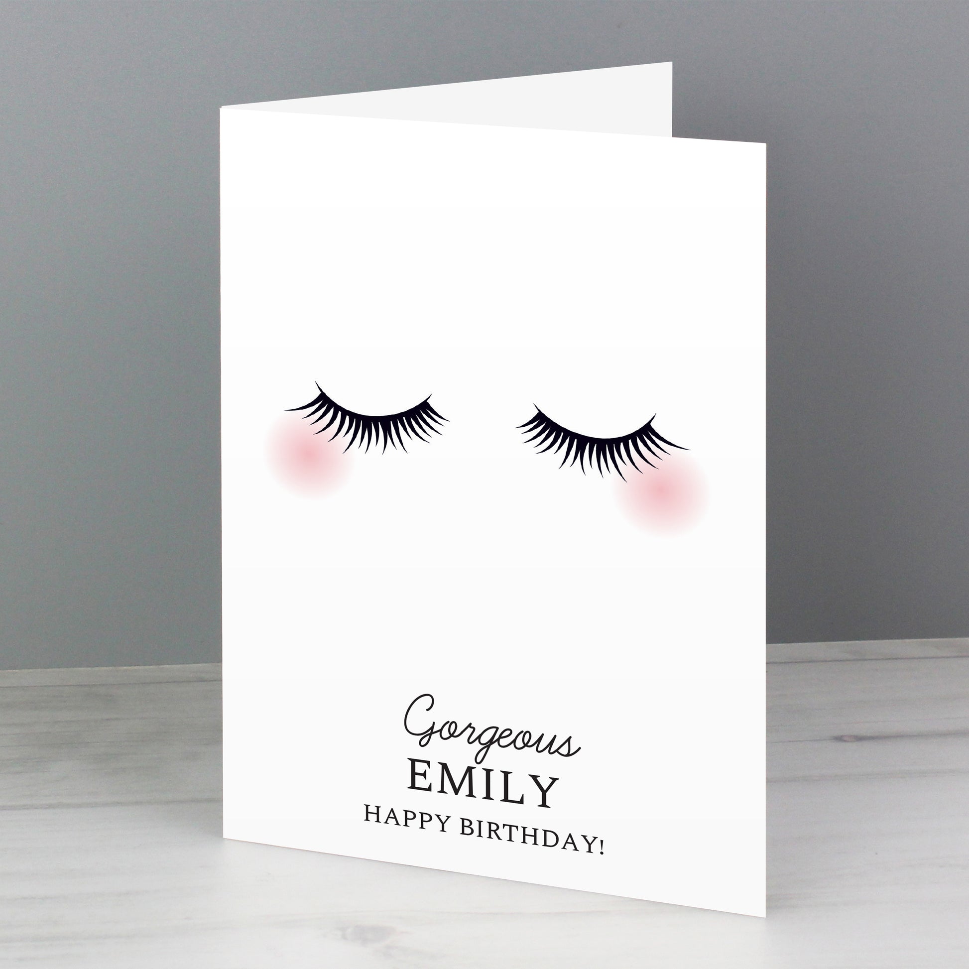 Personalised Eyelashes Card - image 6