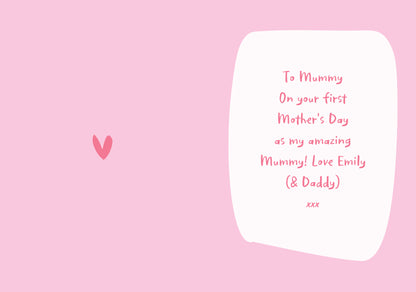 Personalised Happy First Mother's Day Card - image 5