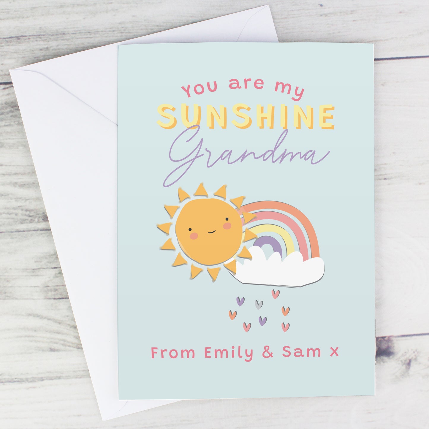 Personalised You Are My Sunshine Card - image 5