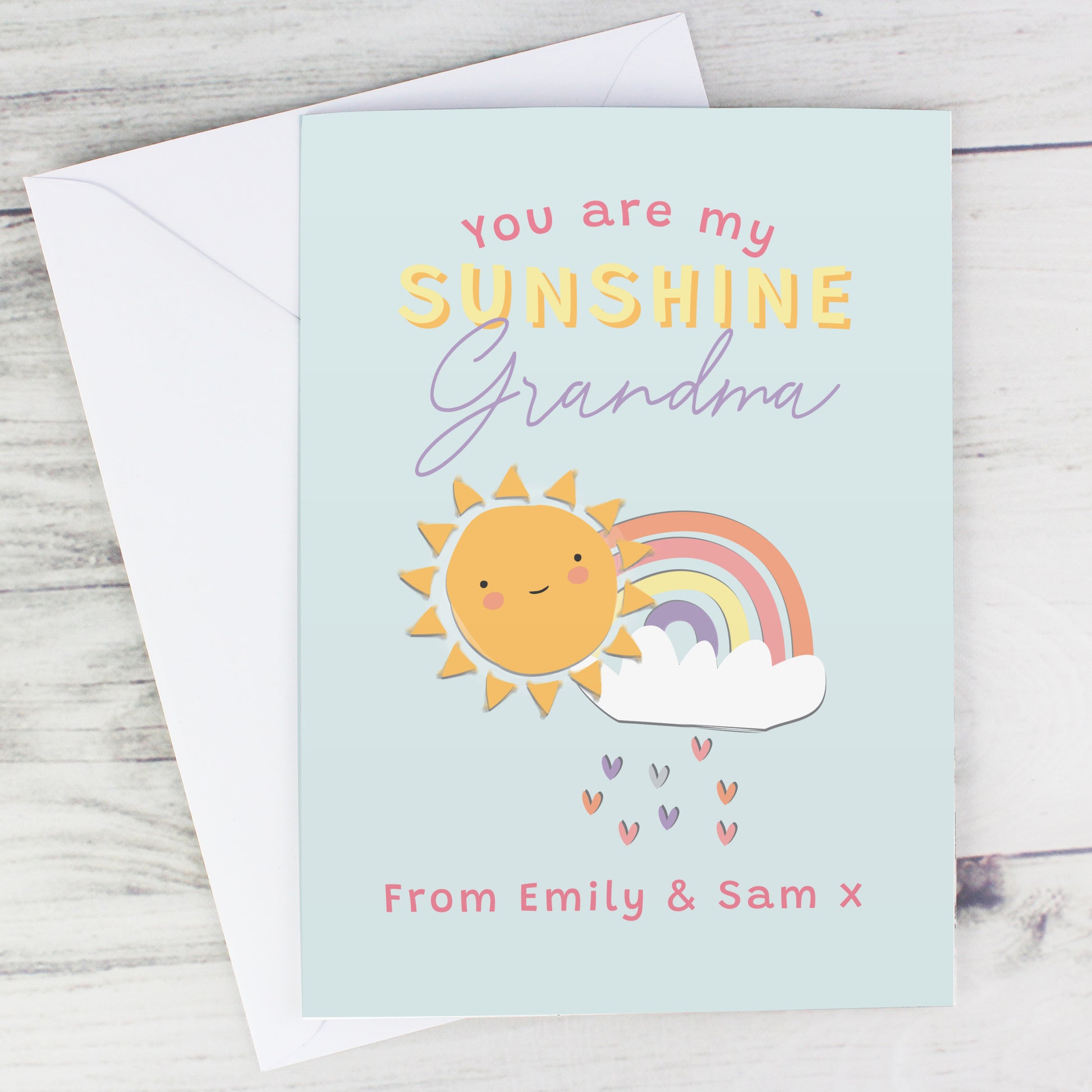 Personalised You Are My Sunshine Card - image 5