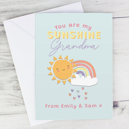Personalised You Are My Sunshine Card - image 5