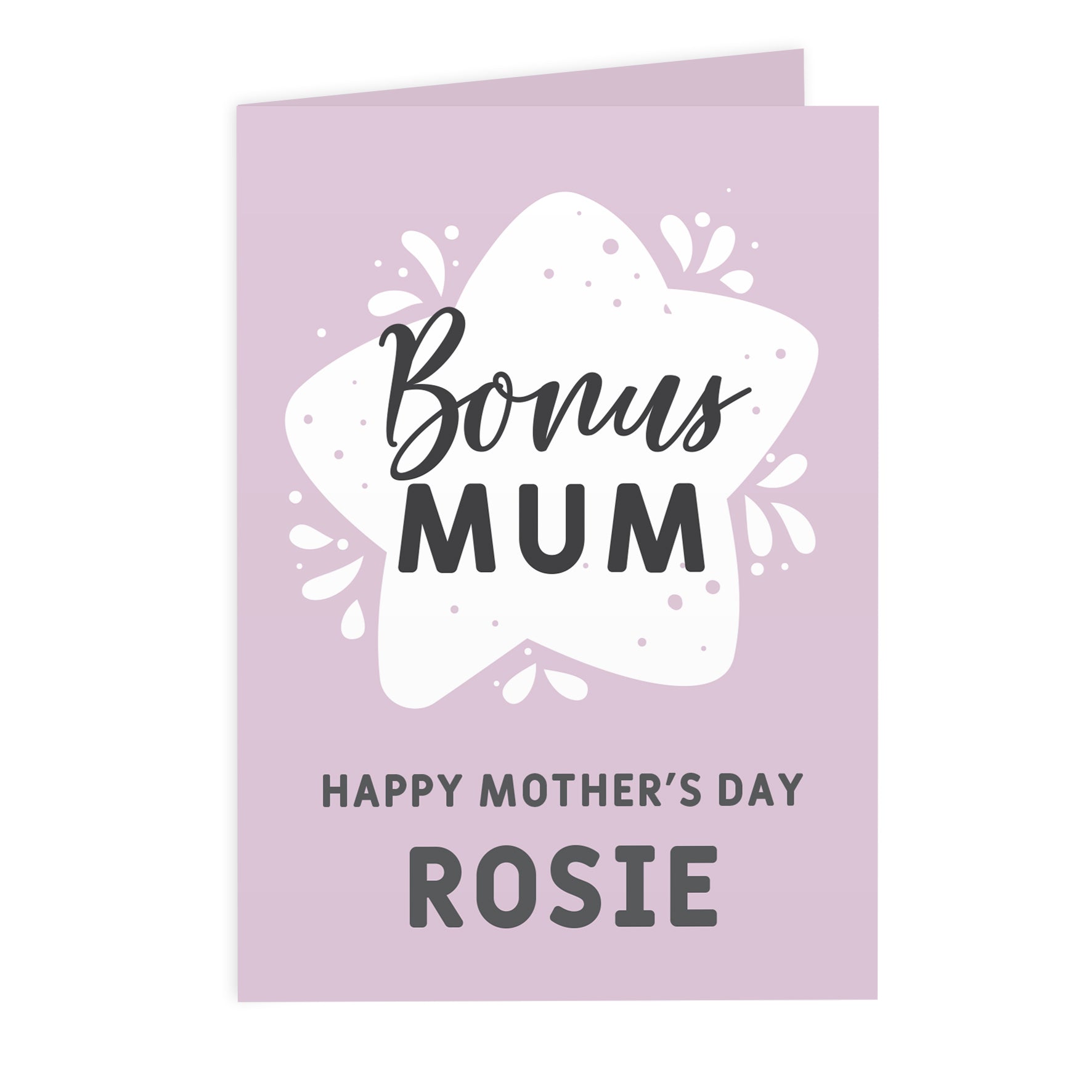 Personalised To My Bonus Mum Card - image 2