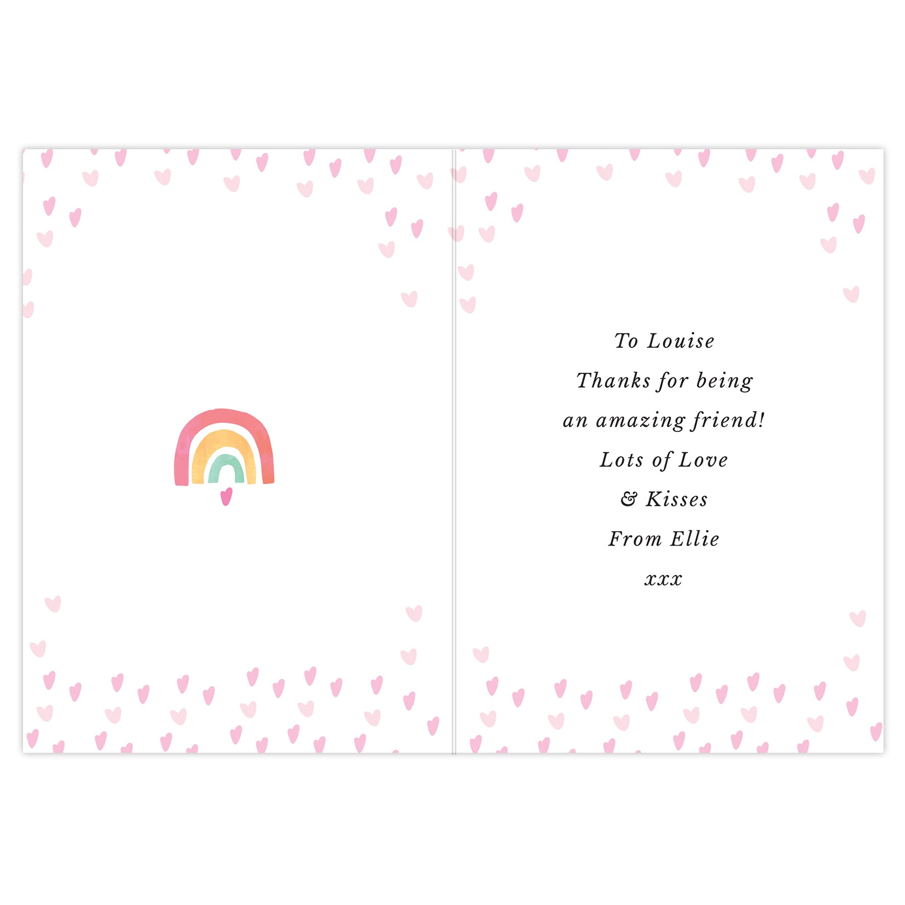 Personalised You Make The World Brighter Rainbow Card - image 6