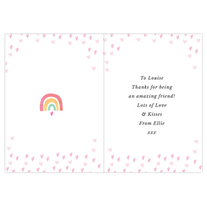 Personalised You Make The World Brighter Rainbow Card - image 6